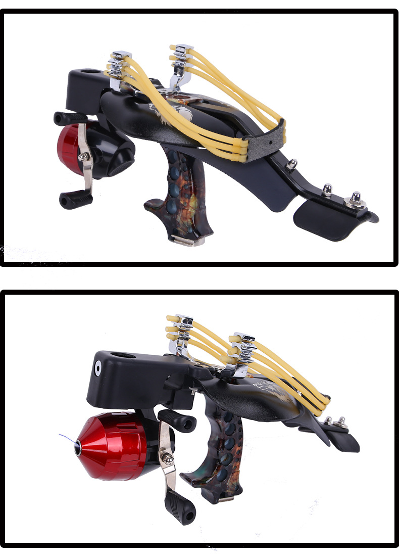 战狼射鱼弹弓户外鱼镖打打鱼红外线多功能一体打鱼高精度弹弓厂家