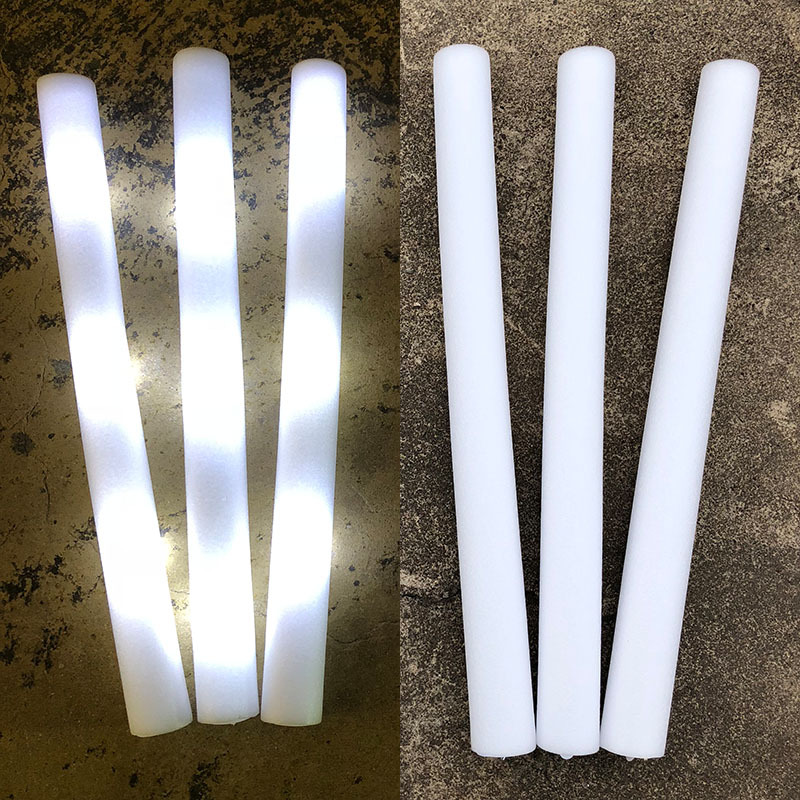 大号电子led七彩海绵棒泡沫发光棒荧光棒演唱会定制五角星爱心