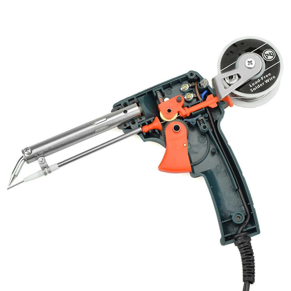 批发供应焊锡枪 60w手动出锡送锡焊锡电烙铁 内热手持式锡焊枪