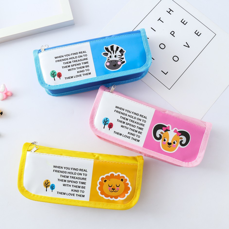 笔袋创意卡通斑马文具袋学习用品厂家批发韩版办公学习铅笔袋笔盒