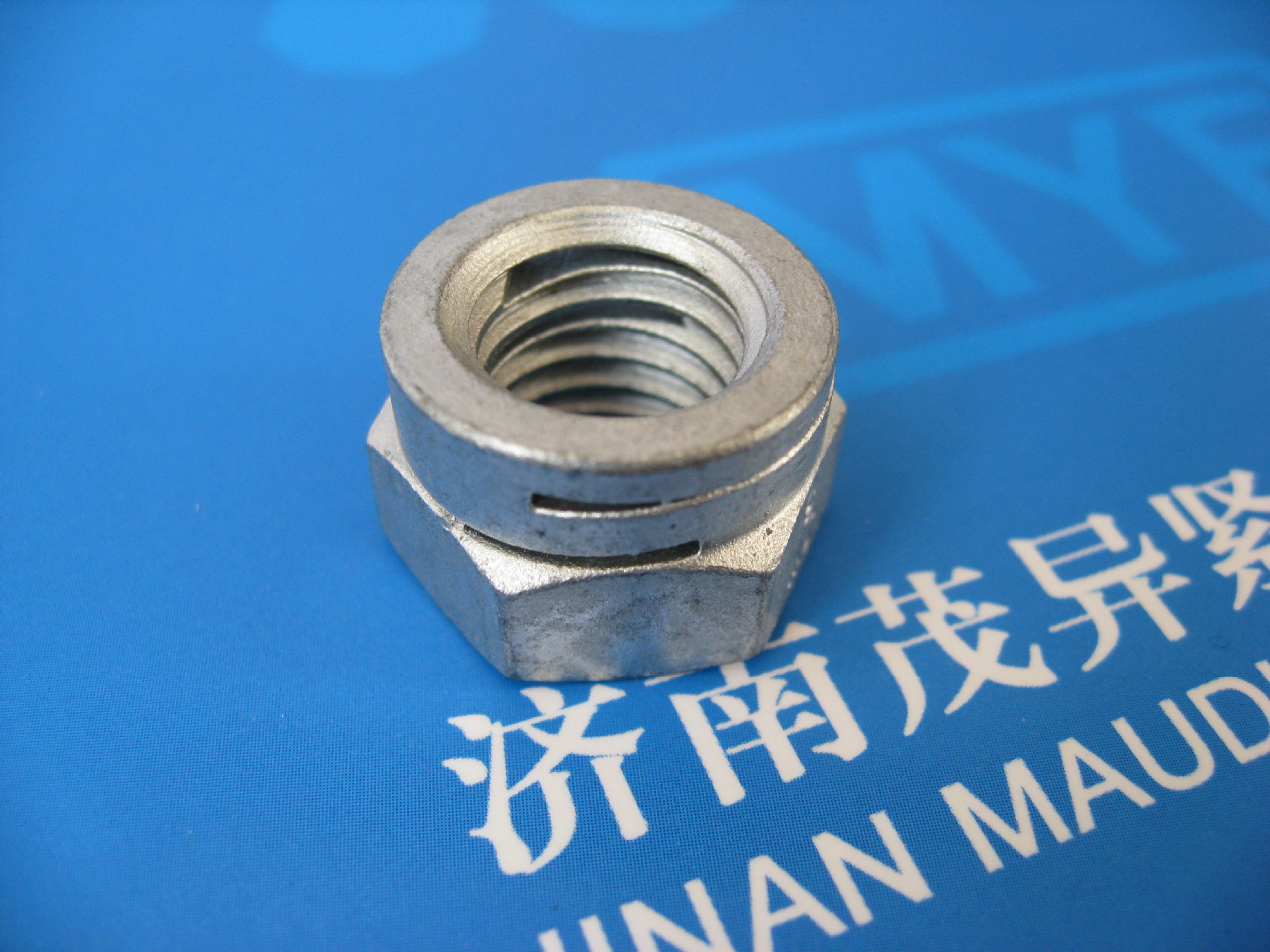 双开槽螺纹锁紧螺母nfe25411(航空传动轴高温部位专用锁固)