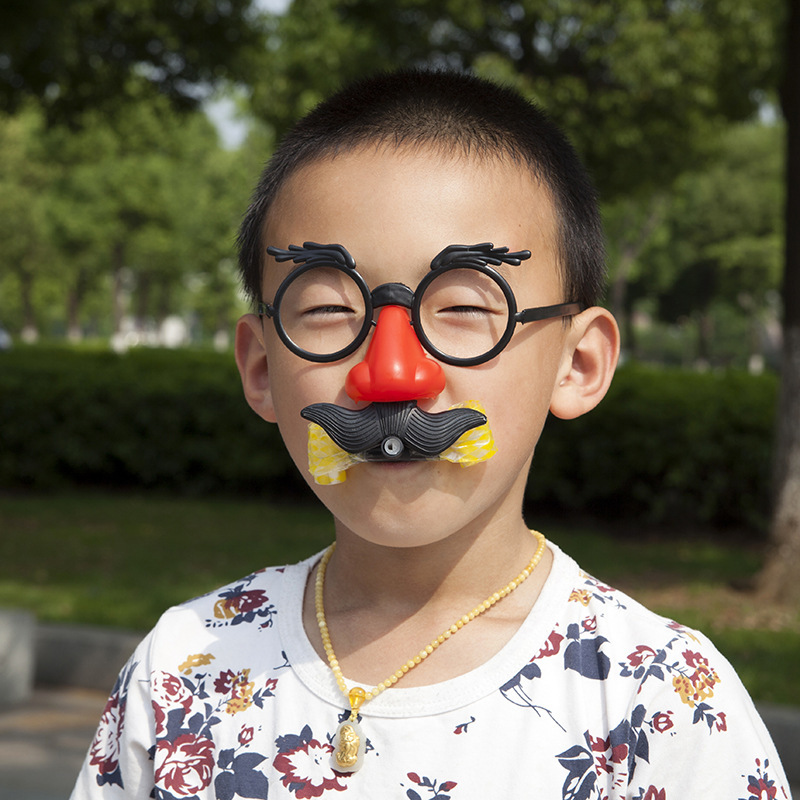 吹胡子瞪眼搞笑小玩具吹龙口哨喇叭创意整蛊小孩儿童玩具批发