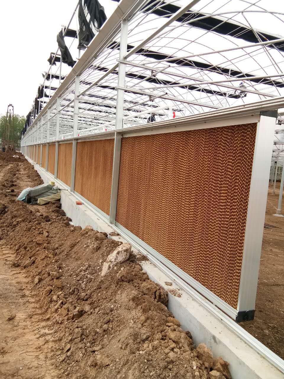 养殖专用湿帘墙 畜牧鸡舍温室养殖降温湿纸墙 供应各种型号水帘