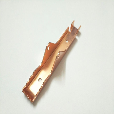 五金冲压弹簧片 车载电瓶铜夹 汽车冲压弹簧片加工