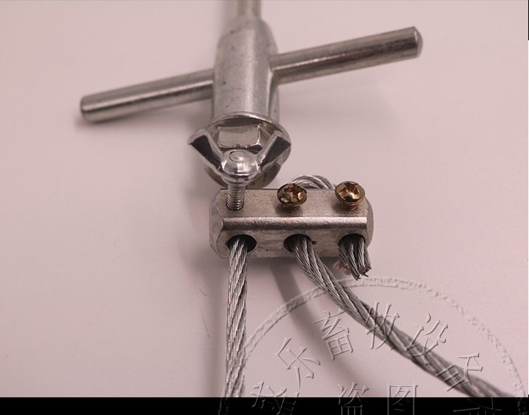 猪用不锈钢套猪器保定器钢丝套金属猪绳套塑料猪用猪套子养猪设备