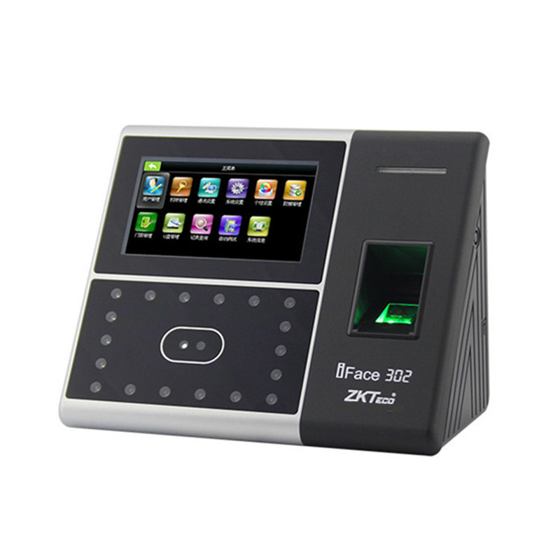中控iface302人脸门禁机中控智慧iface302人脸考勤机可加英文繁体