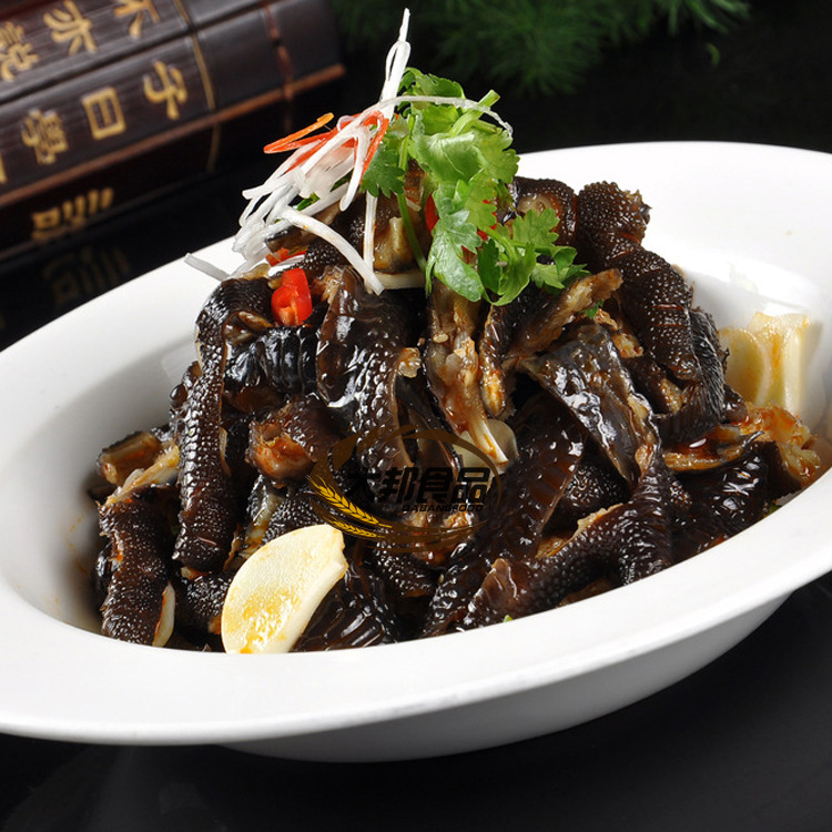 盐帮麻辣鸡脚 麻辣去骨乌鸡爪 香辣凤爪 去骨鸡脚餐前小菜250g/袋