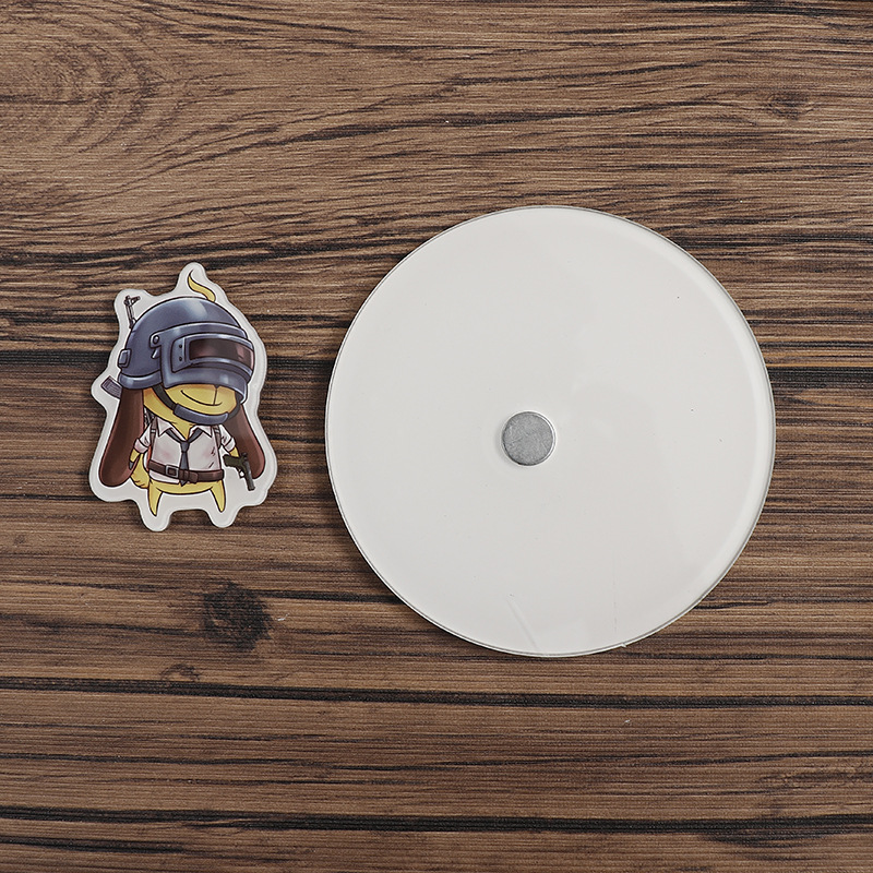 专业定做广告创意带磁铁冰箱贴 亚克力卡通纪念品冰箱贴 定制logo