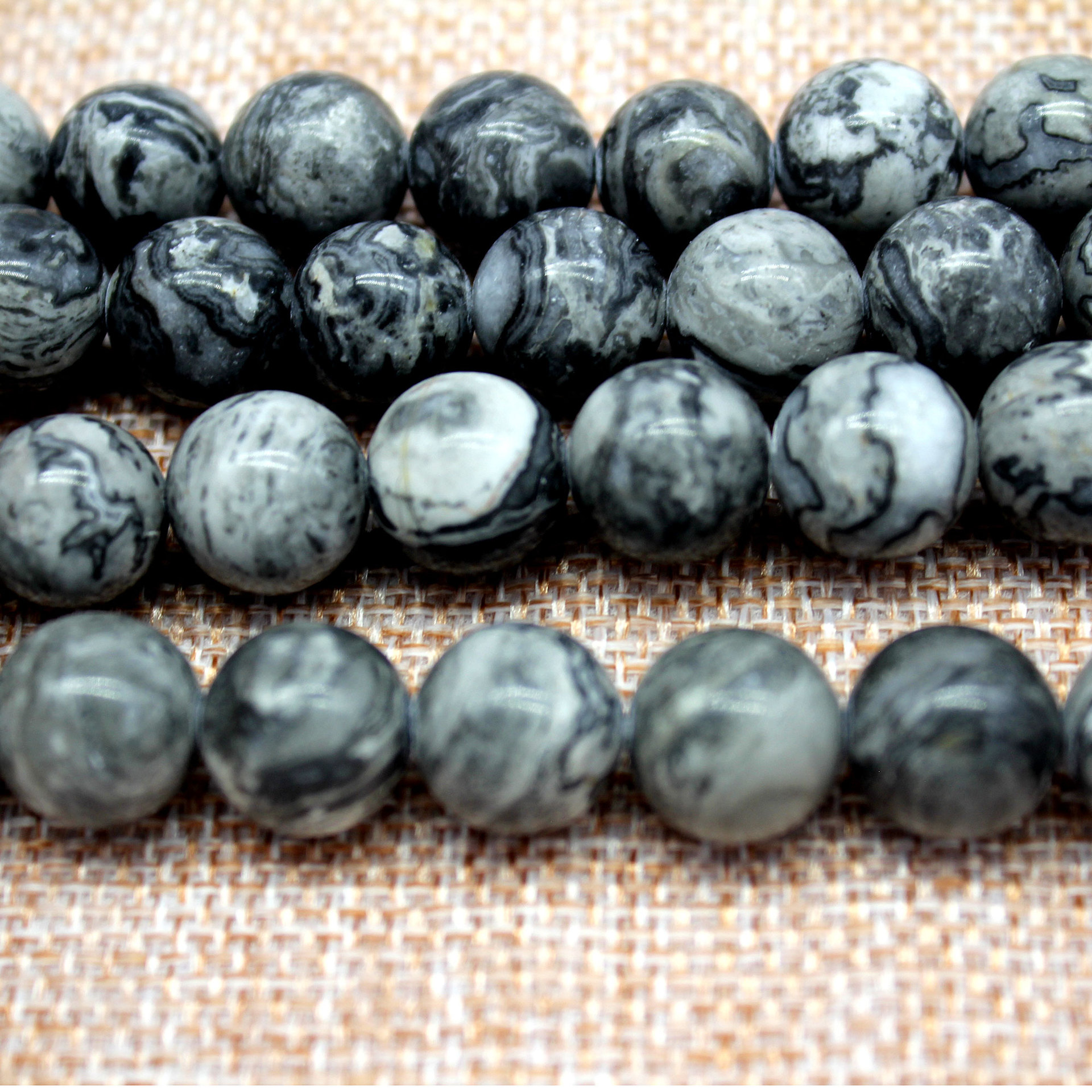 维斯顿天然地图石国产毕加索宝石半宝石diy散珠圆珠工厂直销-阿里巴巴