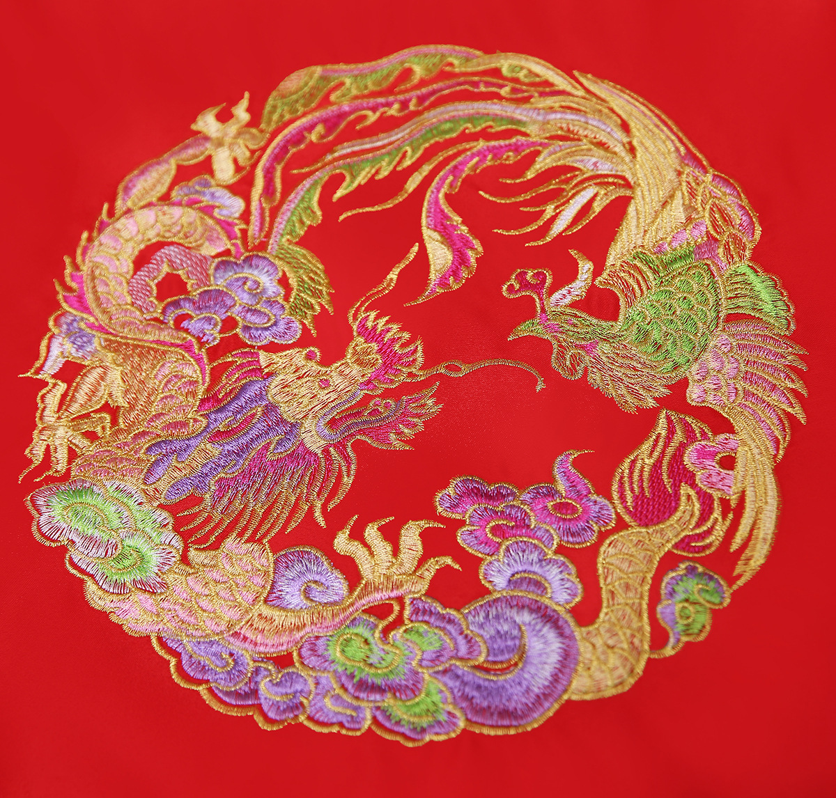 批发大红盖头流苏刺绣双喜新娘婚礼旗袍绸缎头巾复古民族古装戏曲