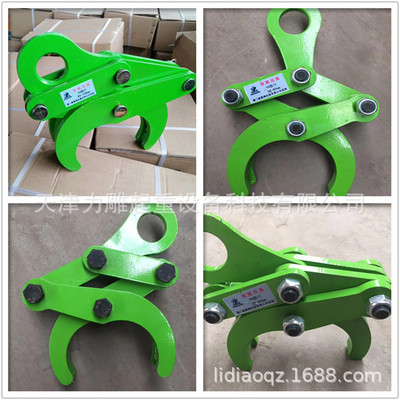 现货供应圆钢夹钳 钢管起重钳 圆管夹钳1吨2吨圆钢吊钳行车吊具