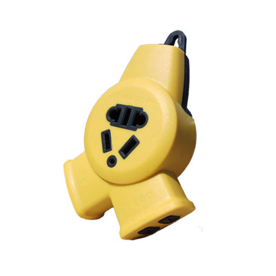 小黄人新款无线插座 9孔带灯16a大功率防爆防摔双铜不带线插座