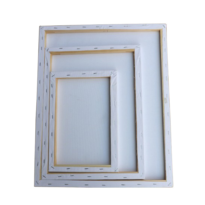 厂家直销 帆布画框 白色油画框 diy绘画套装各种尺寸定制