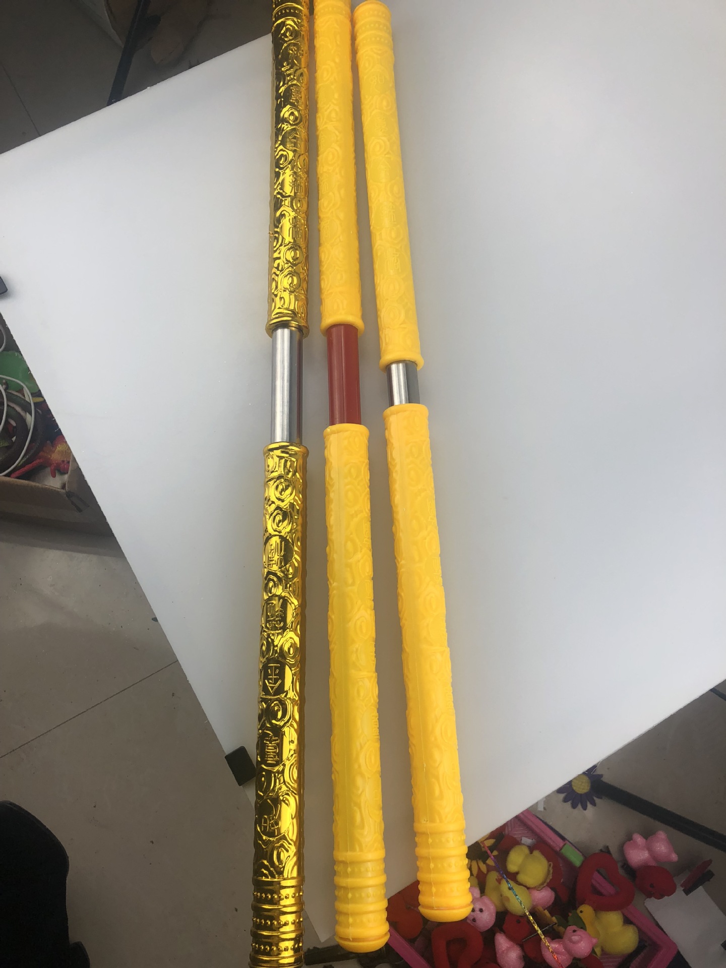 新款伸缩不锈钢孙悟空如意铁金箍棒成人儿童玩具金箍棒庙会爆款