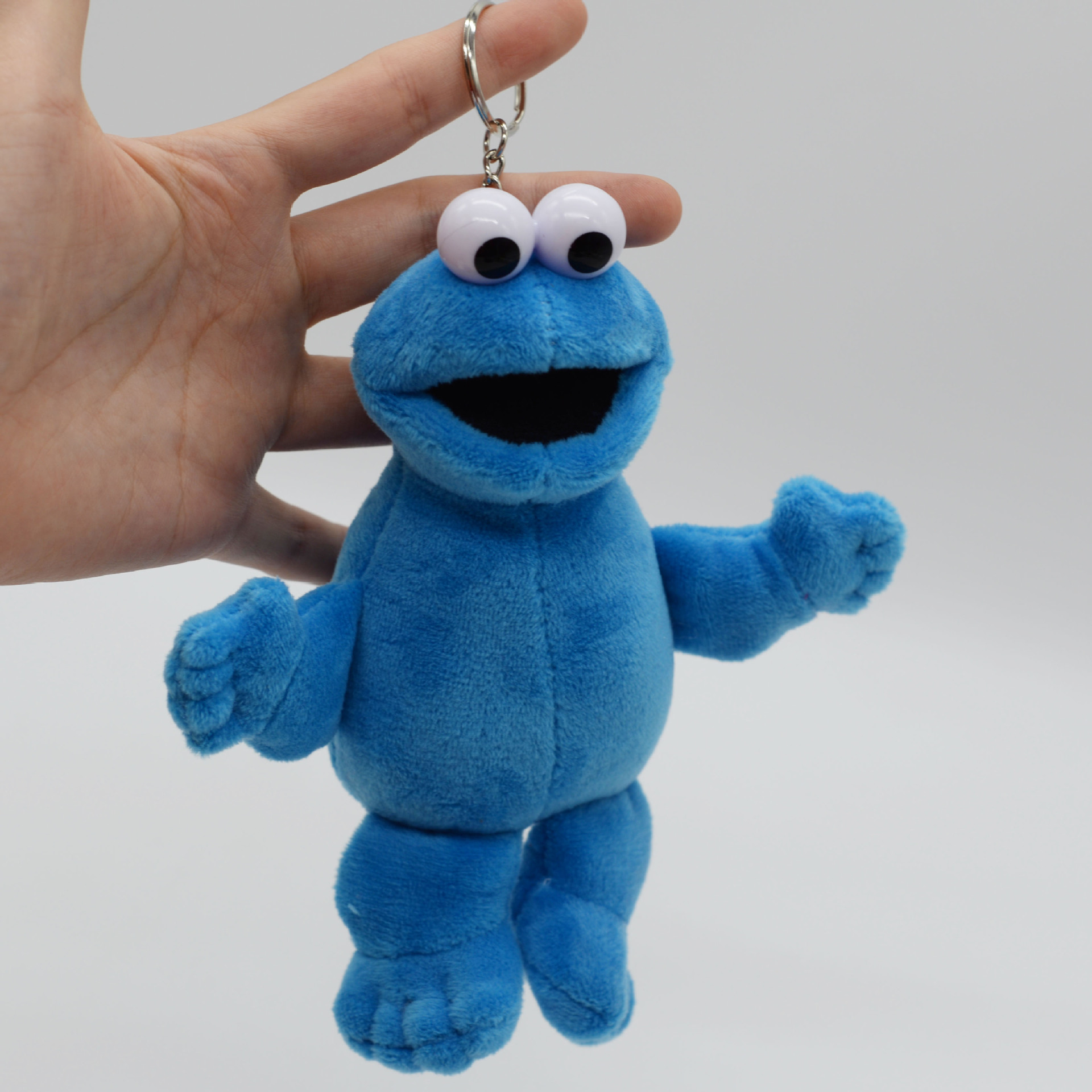 毛绒公仔,玩偶,娃娃-芝麻街sesamestreet毛绒公仔小挂件elmo艾摩红.