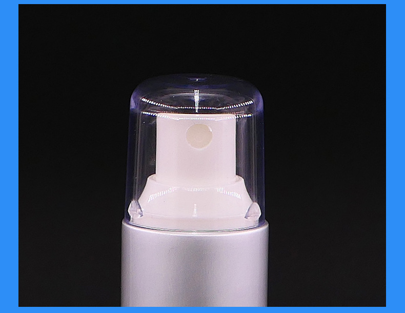 艺鑫60ml白色磨砂精华瓶便捷按压式化妆品包装petg瓶出行专用空瓶