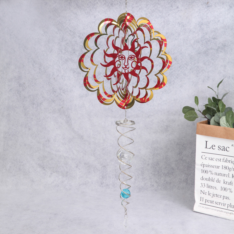 不锈钢铝片3d立体金属不锈钢风铃/金属风转 量大价优 专业定制