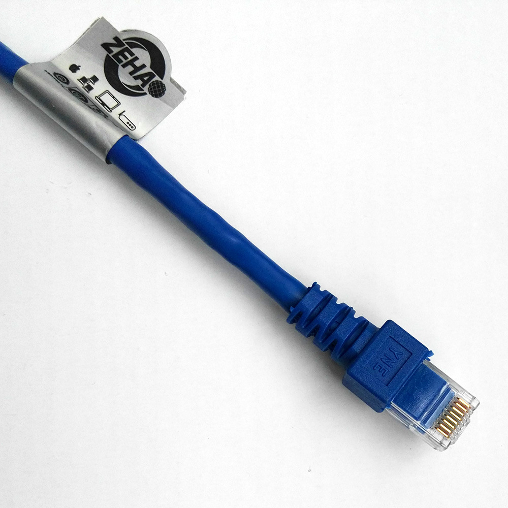 超五类网络跳线,7*0.20无氧铜软跳线 1米