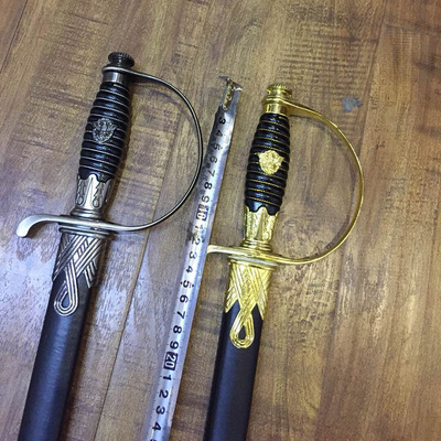 龙泉刀剑仪军官指挥剑仗剑西洋剑礼仪表演佩剑cosplay道具未开刃