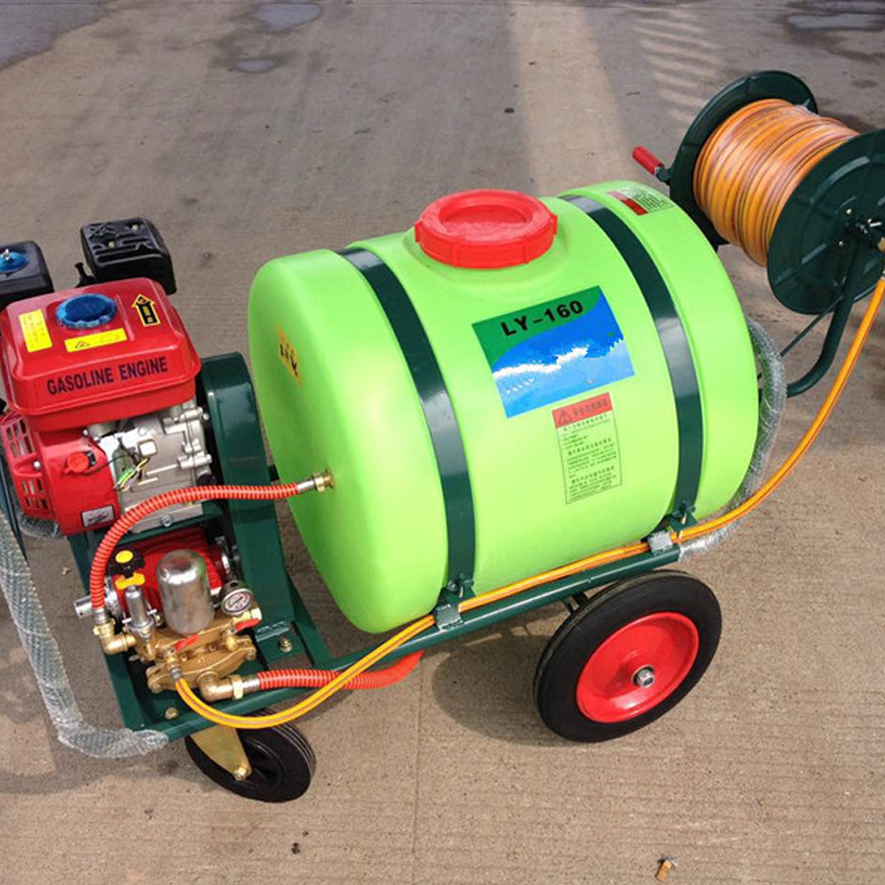 喷药机喷雾器 160l300l打药机 手推式汽油高压农用打农药器 现货