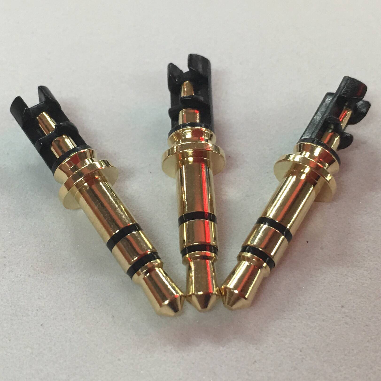 耳机插头 3.5三极6.0镀金 3.5三级 dc电源头 dc 3.5音频插头