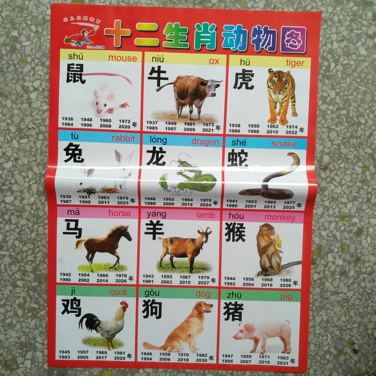 水果蔬菜,拼音(声母和韵母),十二生肖,动           物,唐诗