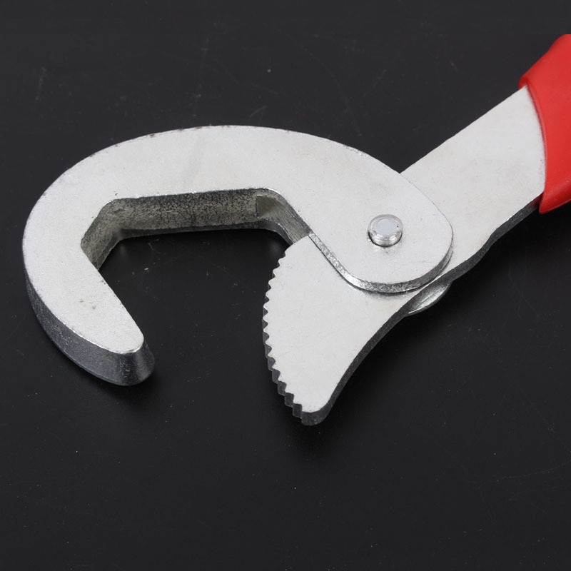 Huahong Multi-Function Wrench 2-Piece Set, One Large and One Small Stamping Wrench, Forged Adjustable Wrench, Synthetic Wrench Mirror