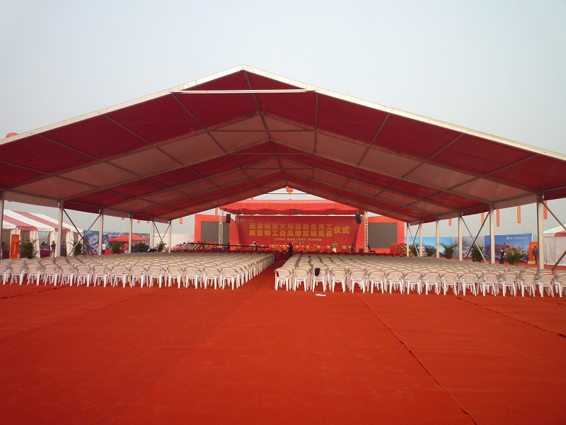 惠州楼盘庆典活动帐篷,红色德国大筳卡帕特价出租,免费安装