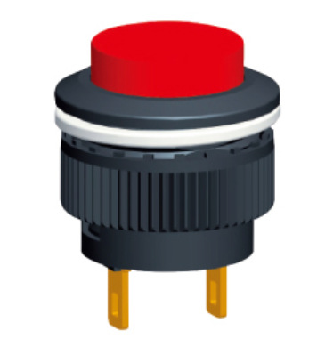 供应按钮开关圆形按钮开关16a250v弹簧按钮开关白色按钮开关