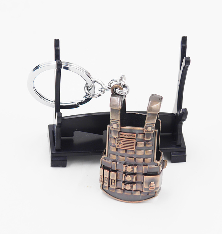 今晚吃鸡 绝地大逃杀军用背心 三级防弹衣 金属模型玩具批发