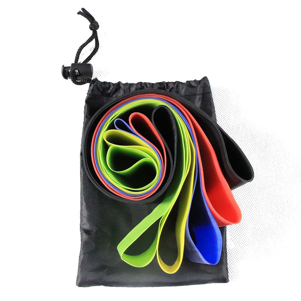 提臀拉力圈 厂家直销乳胶弹力圈套装 拉力器弹力瑜伽带