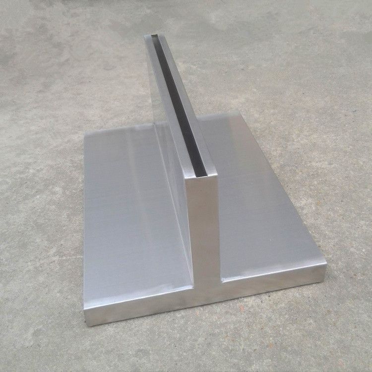 t型广告牌底座来图定做方形亚克力水牌t型钢化玻璃海报架方形立牌