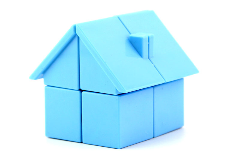 永骏房子二阶魔方创意 2阶异形实色卡通魔方智力趣味儿童玩具批发