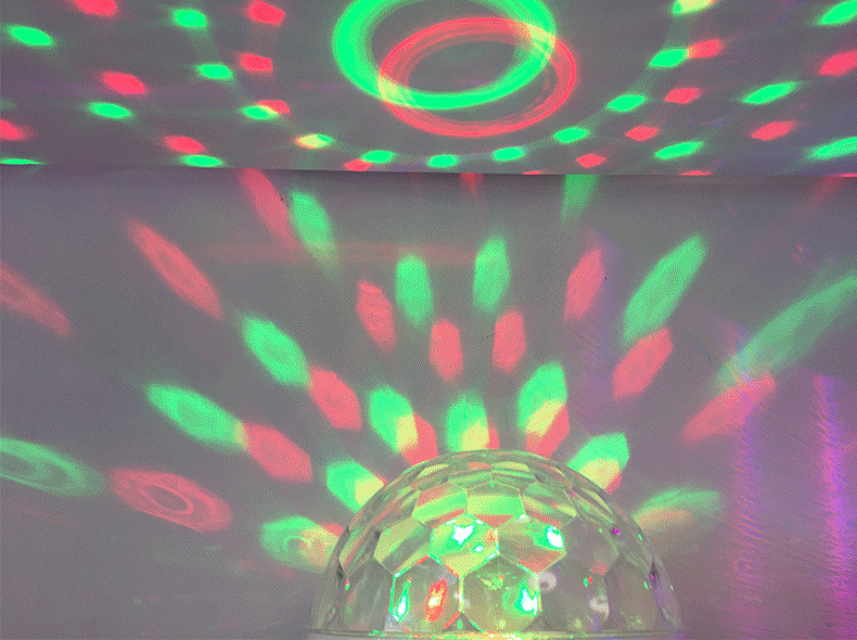 e27碗形七彩魔球灯 led水晶球灯 酒吧台灯迷你舞台激光灯工厂批发