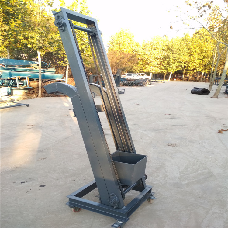 钢丝绳单斗式提升机不锈钢翻斗式上料机复合肥斜坡送料机lj3