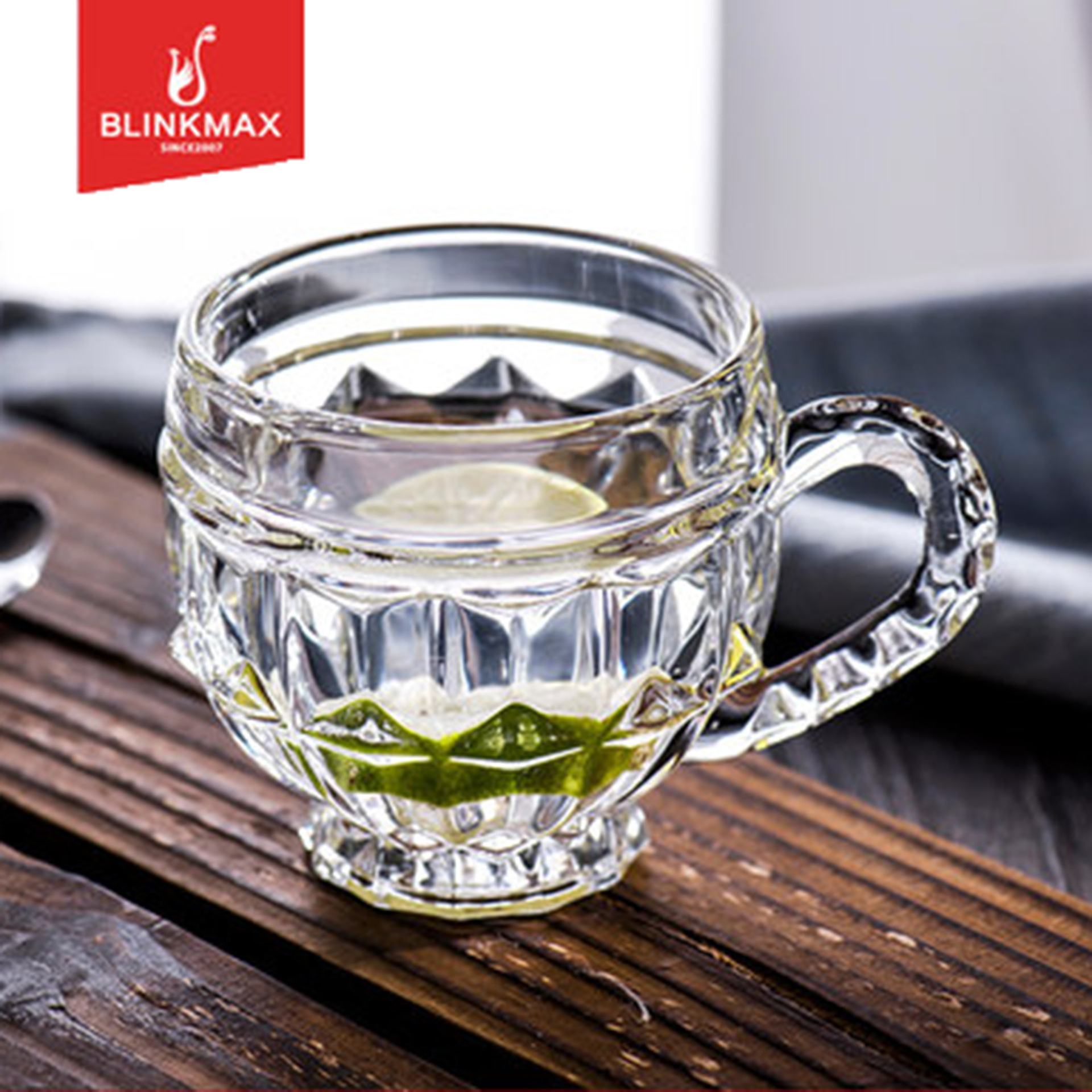 丽尊 玻璃小把杯特色茶饮杯咖啡杯耐热泡茶杯牛奶杯ktzb86