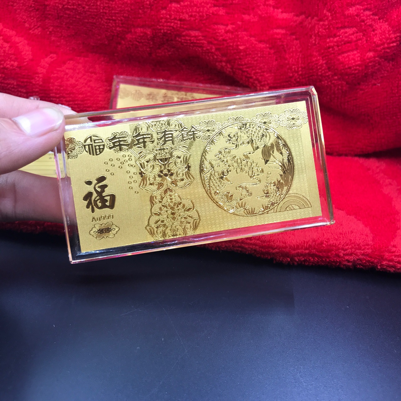 水晶金箔金条 黄金金币投资金条 人寿保险银行开门红会销高档礼品