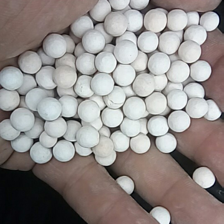 厂家销售 净化花洒饮水机用麦饭石陶瓷颗粒 软化水用白色麦饭石球