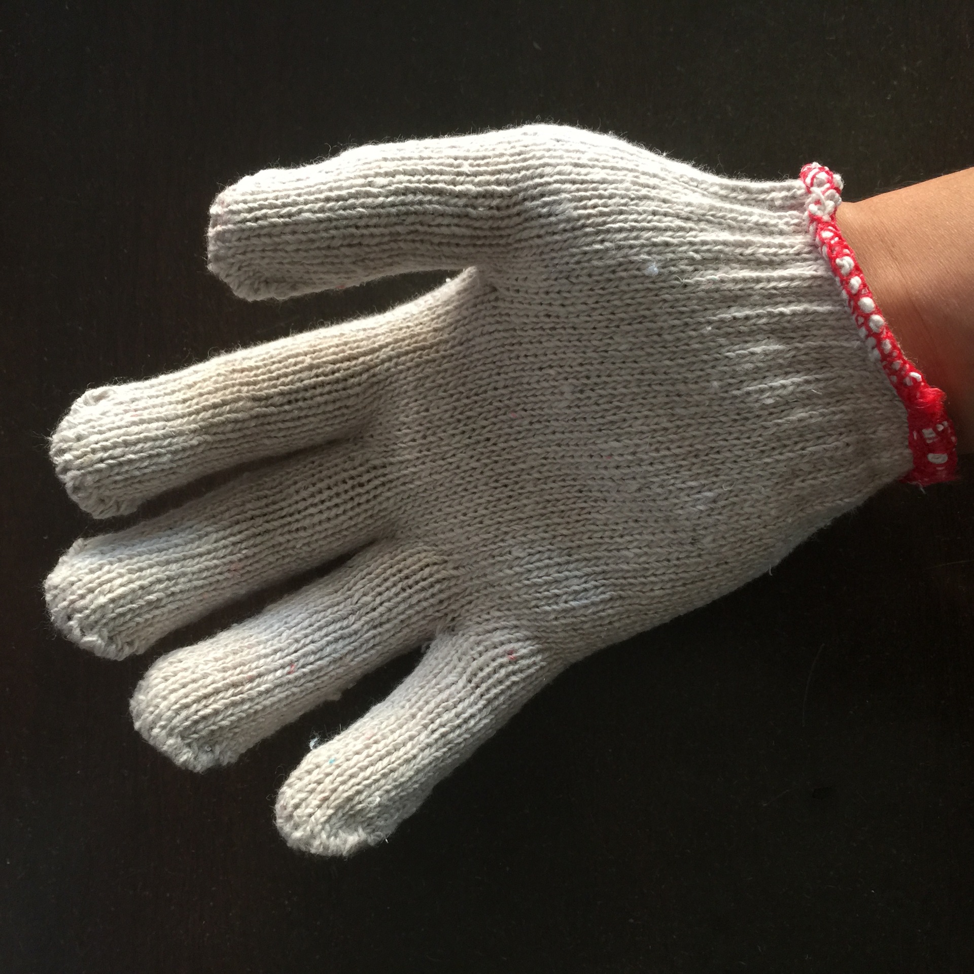 手套劳保加厚耐磨棉线手套工作劳动尼龙棉纱手套工人干活劳保手套