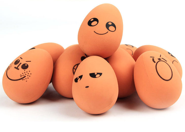 仿真鸡蛋 搞怪表情鸡蛋弹力球 宠物狗狗橡胶玩具 耐摔耐咬鸡蛋君