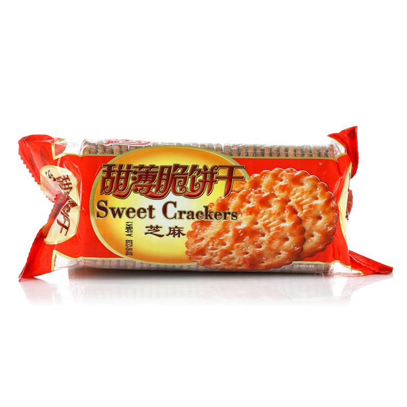嘉士利甜薄脆饼干芝麻215g克传统怀旧食品休闲零食批发