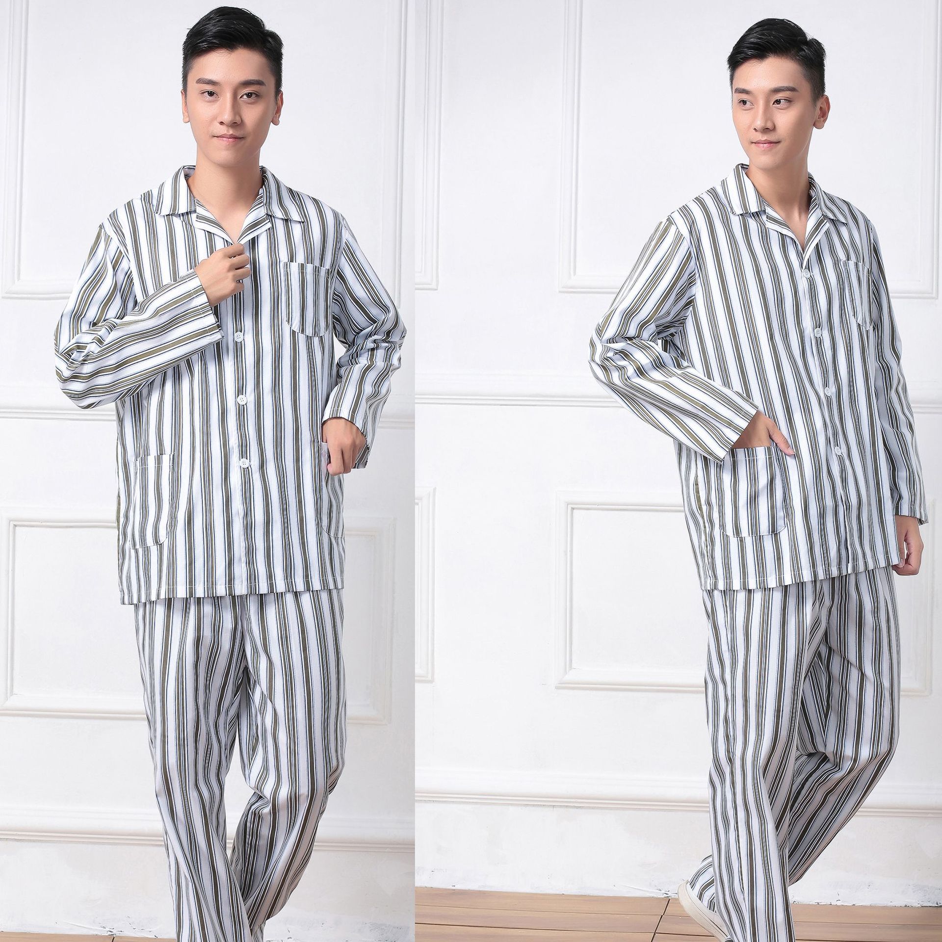 纯棉病号服长袖病人服分体套装医院住院服饰骨折病人病员服可定做