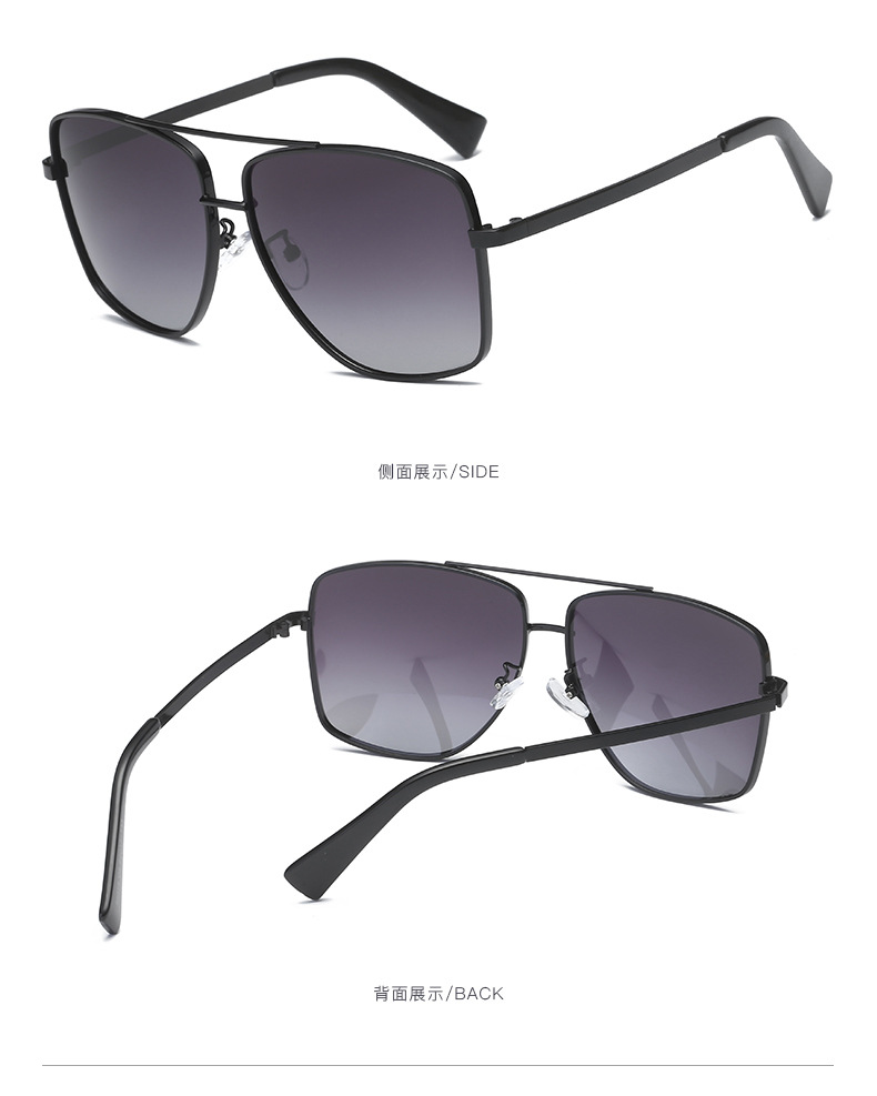 男女士偏光太阳眼镜蓝色海洋片时尚眼镜潮流2018新款墨镜可配近视