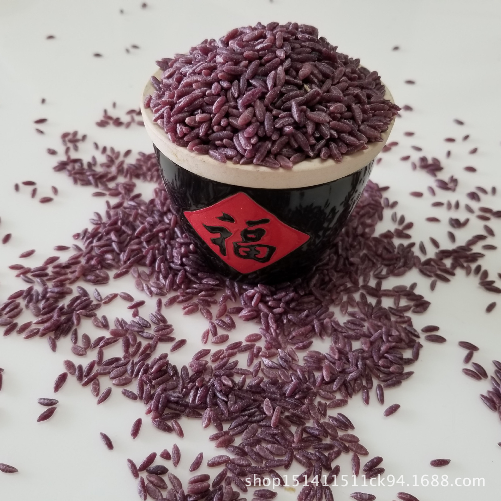 现货供应紫薯米营养杂粮米稻谷米早餐米粗粮 紫薯米 袋装25kg