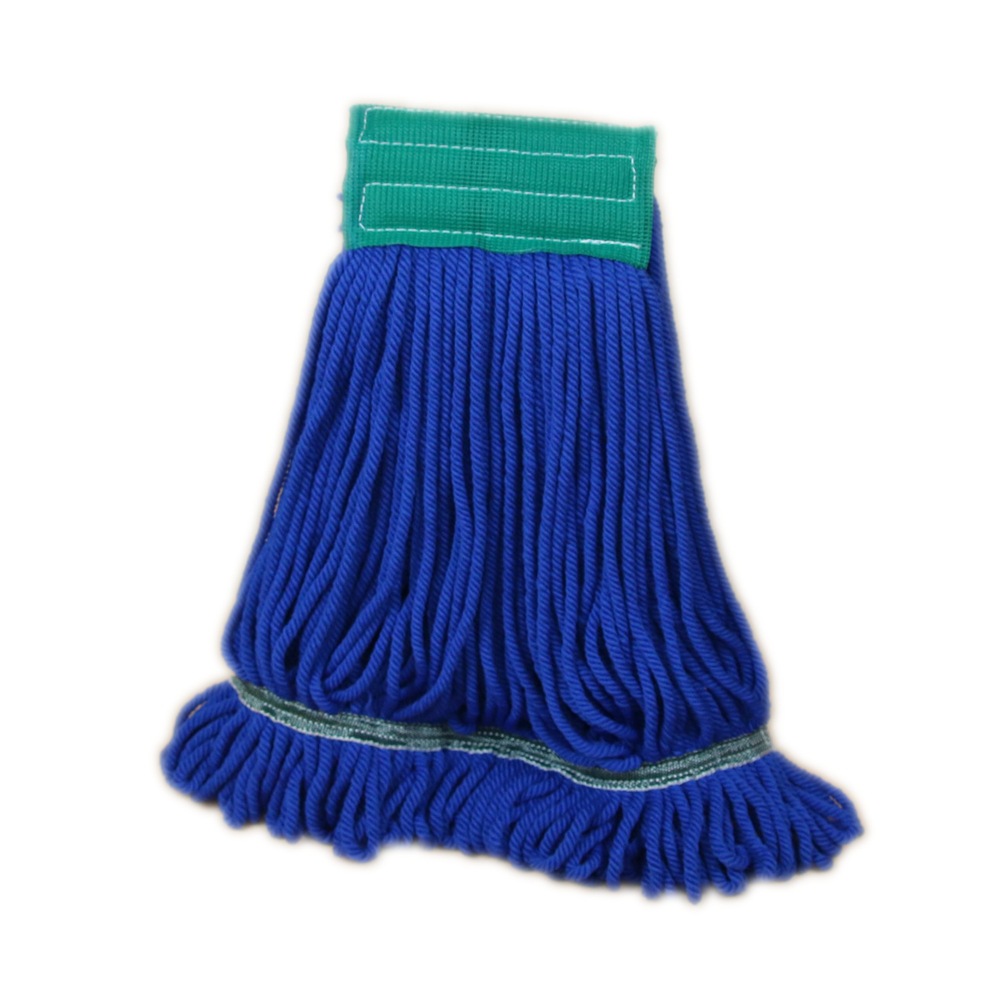 蓝色 超细纤维布拖把头 不断尾 出口欧美超市 质量好