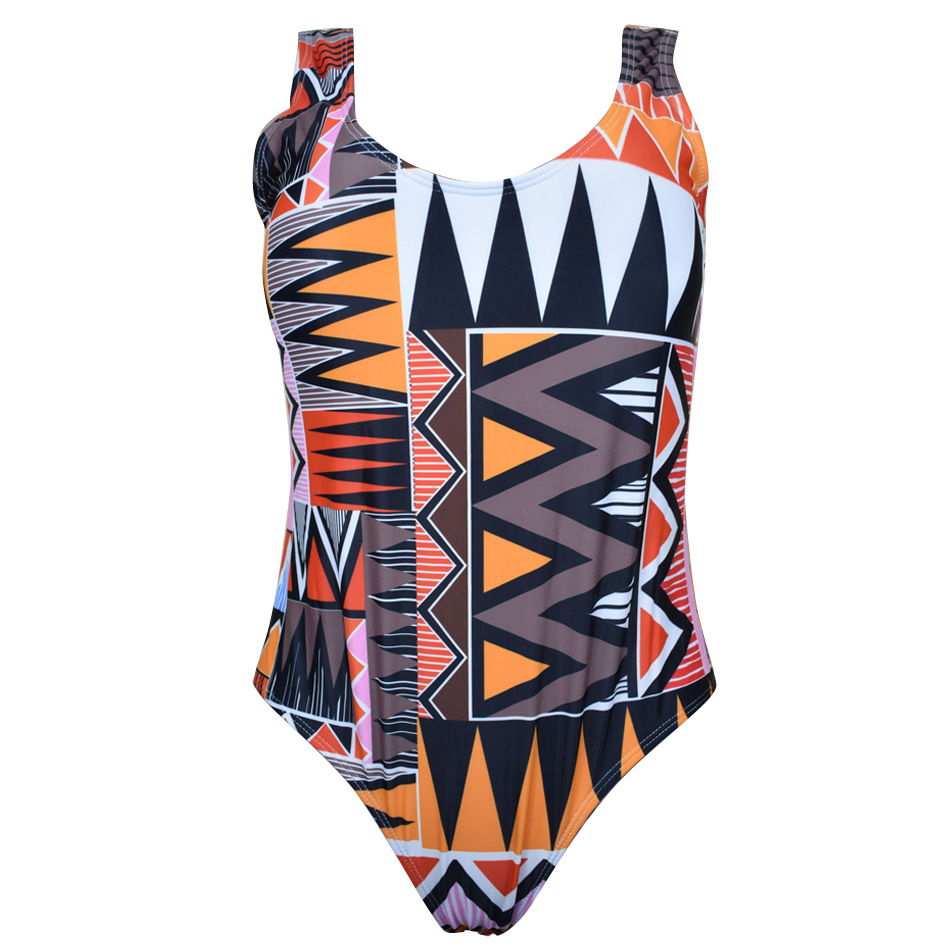 加肥大码泳装三角连体泳衣一体式泳装胖mm泳装厂家直销批发比基尼