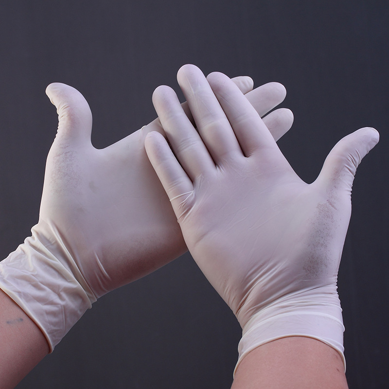 优质一次性pvc手套无粉防静电9寸家用清洁一次性vinyl检查手套