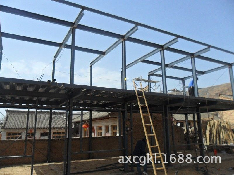 成都框架结构房屋 四川钢结构楼房别墅框架搭建