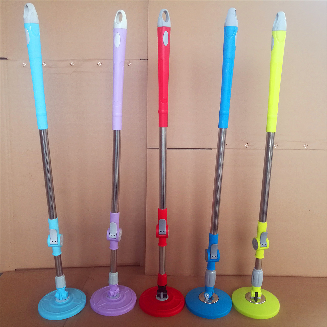 旋转拖把杆子 厂家批发 原装拖把杆 手压旋转拖把杆子 不锈钢