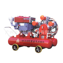 大量批发工程专用小型活塞机柴油动力W-3/5压缩机3立方排气5公斤